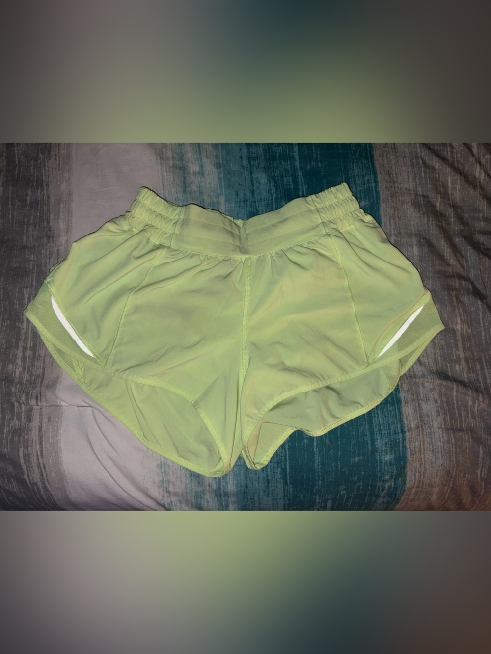 lululemon athletica Neon Yellow Women's Athletic Shorts